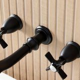 Millennium Two-Handle 3-Hole Wall Mount Roman Tub Faucet