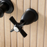 Millennium Two-Handle 3-Hole Wall Mount Roman Tub Faucet