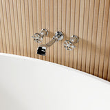 Belknap Two-Handle 3-Hole Wall Mount Roman Tub Faucet