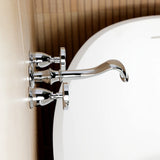 Belknap Two-Handle 3-Hole Wall Mount Roman Tub Faucet