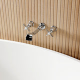 Millennium Two-Handle 3-Hole Wall Mount Roman Tub Faucet