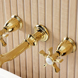 Hamilton Two-Handle 3-Hole Wall Mount Roman Tub Faucet