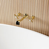 Millennium Two-Handle 3-Hole Wall Mount Roman Tub Faucet