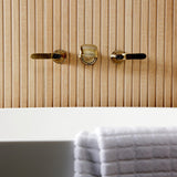 Hallerbos Two-Handle 3-Hole Wall Mount Roman Tub Faucet