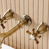 Hamilton Two-Handle 3-Hole Wall Mount Roman Tub Faucet