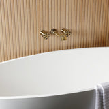 Belknap Two-Handle 3-Hole Wall Mount Roman Tub Faucet