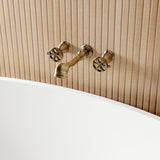 Belknap Two-Handle 3-Hole Wall Mount Roman Tub Faucet