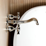 Hamilton Two-Handle 3-Hole Wall Mount Roman Tub Faucet