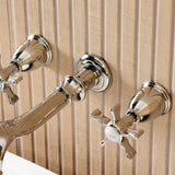 Hamilton Two-Handle 3-Hole Wall Mount Roman Tub Faucet