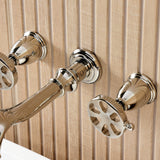 Belknap Two-Handle 3-Hole Wall Mount Roman Tub Faucet