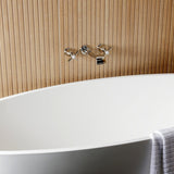 Millennium Two-Handle 3-Hole Wall Mount Roman Tub Faucet