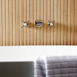 Millennium Two-Handle 3-Hole Wall Mount Roman Tub Faucet