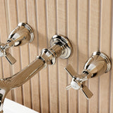 Millennium Two-Handle 3-Hole Wall Mount Roman Tub Faucet