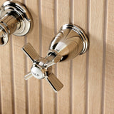 Millennium Two-Handle 3-Hole Wall Mount Roman Tub Faucet