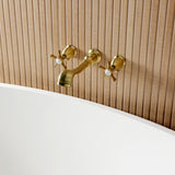 Hamilton Two-Handle 3-Hole Wall Mount Roman Tub Faucet