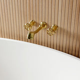 Belknap Two-Handle 3-Hole Wall Mount Roman Tub Faucet