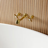 Millennium Two-Handle 3-Hole Wall Mount Roman Tub Faucet