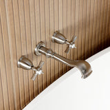 Millennium Two-Handle 3-Hole Wall Mount Roman Tub Faucet