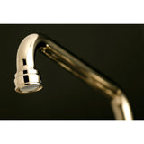 Kingston Two-Handle 2-Hole Wall Mount Kitchen Faucet