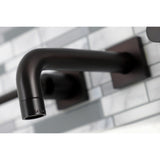 Concord Double-Handle 3-Hole Wall Mount Bathroom Faucet