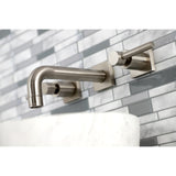 Concord Double-Handle 3-Hole Wall Mount Bathroom Faucet