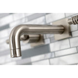 Milano Double-Handle 3-Hole Wall Mount Bathroom Faucet