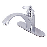 Vintage Single-Handle 1-or-3 Hole Deck Mount Kitchen Faucet