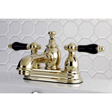 Duchess Double-Handle 3-Hole Deck Mount 4-Inch Centerset Bathroom Faucet with Brass Pop-Up