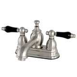 Duchess Double-Handle 3-Hole Deck Mount 4-Inch Centerset Bathroom Faucet with Brass Pop-Up