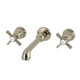 Millennium Two-Handle 3-Hole Wall Mount Roman Tub Faucet