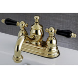 Duchess Double-Handle 3-Hole Deck Mount 4-Inch Centerset Bathroom Faucet with Brass Pop-Up