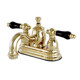 Duchess Double-Handle 3-Hole Deck Mount 4-Inch Centerset Bathroom Faucet with Brass Pop-Up