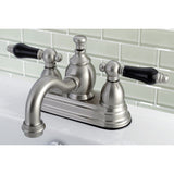 Duchess Double-Handle 3-Hole Deck Mount 4-Inch Centerset Bathroom Faucet with Brass Pop-Up