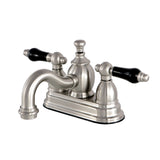 Duchess Double-Handle 3-Hole Deck Mount 4-Inch Centerset Bathroom Faucet with Brass Pop-Up