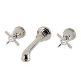 Essex Double-Handle 3-Hole Wall Mount Bathroom Faucet