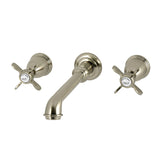 Essex Double-Handle 3-Hole Wall Mount Bathroom Faucet