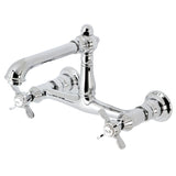 Essex Two-Handle 2-Hole Wall Mount Bathroom Faucet