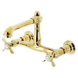 Essex Two-Handle 2-Hole Wall Mount Bathroom Faucet