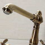 Essex Two-Handle 2-Hole Wall Mount Bathroom Faucet