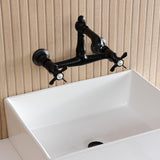 Essex Two-Handle 2-Hole Wall Mount Bathroom Faucet