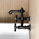 Essex Two-Handle 2-Hole Wall Mount Bathroom Faucet