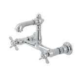 Essex Two-Handle 2-Hole Wall Mount Bathroom Faucet