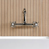 Essex Two-Handle 2-Hole Wall Mount Bathroom Faucet