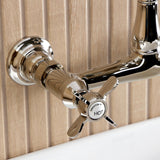 Essex Two-Handle 2-Hole Wall Mount Bathroom Faucet