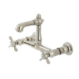 Essex Two-Handle 2-Hole Wall Mount Bathroom Faucet