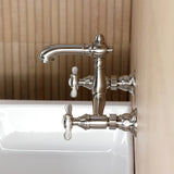 Essex Two-Handle 2-Hole Wall Mount Bathroom Faucet