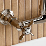 Essex Two-Handle 2-Hole Wall Mount Bathroom Faucet