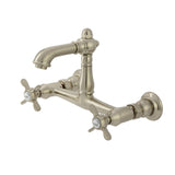 Essex Two-Handle 2-Hole Wall Mount Bathroom Faucet