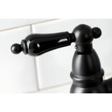 Duchess Two-Handle 4-Hole Deck Mount Bridge Kitchen Faucet with Brass Side Sprayer