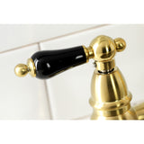 Duchess Two-Handle 4-Hole Deck Mount Bridge Kitchen Faucet with Brass Side Sprayer